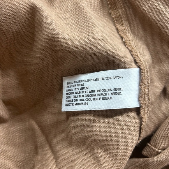 a new day Tan Blouse with Bow Details - Picture 9 of 9